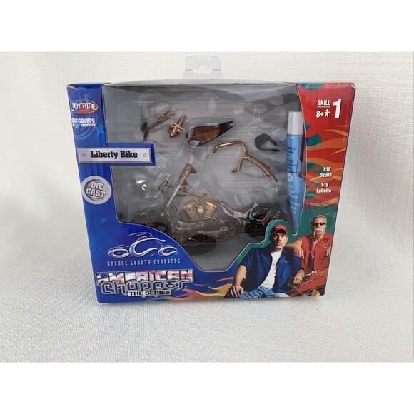 Joy Ride Orange County Choppers American Chopper Series Liberty Bike Model Kit - Picture 1 of 8